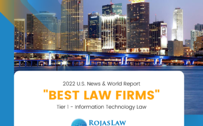 RojasLaw receives Best Law Firms Tier 1 Ranking for Information Technology Law